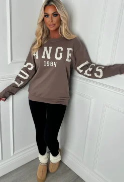 Bree Mocha Los Angeles Sweatshirt