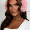 Esther Baby Pink Faux Fur Ear Muffs