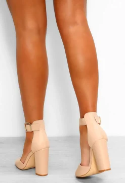 Gracen Nude Block Heels