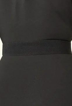 Hot Tropic Black Starfish Detail Elasticated Belt