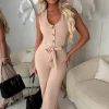 Jerry-Marie Stone Waistcoat Jumpsuit