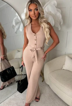 Jerry-Marie Stone Waistcoat Jumpsuit