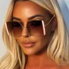 Jetsetter Chic Baby Pink Aviator Sunglasses