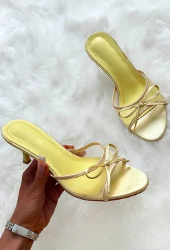 Keep My Love Yellow Bow Mules