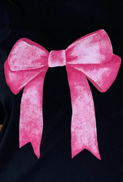 Livy Black Blush Bow T-Shirt