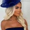 Material Girl Blue Floral Detail Fascinator