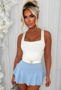 Misbehaving Blue Double Layer Skort