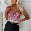 My Little Secret Black Diamond Bodice Crop Top