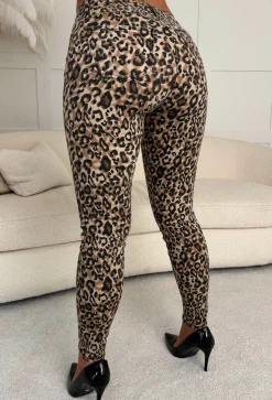 My Wild Life Leopard Skinny Stretch Jeans