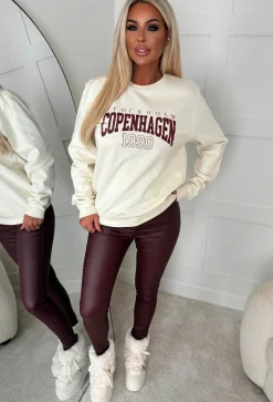 Never Basic Cream Copenhagen Sweatshirt