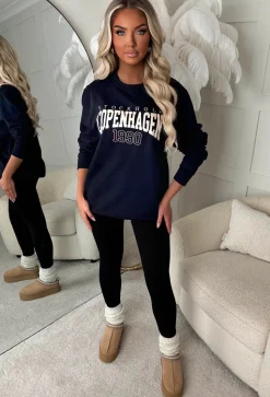 Never Basic Navy Copenhagen Sweatshirt