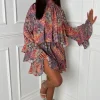 Romantic Frills Multi Frill Georgette Dress