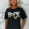 Rylee Grey Glitter Rock T-Shirt