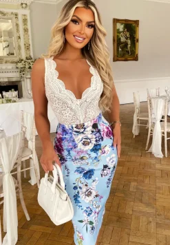 Sweetheart White Crochet Lace Bodysuit