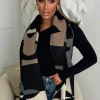 Take Me Out Grey Slogan Design Scarf