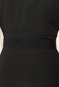 Toxic Touch Black Snake Detail Elasticated Belt