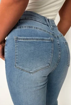 Ultimate Days Mid Wash Stretch Slim Fit High Rise Jeans
