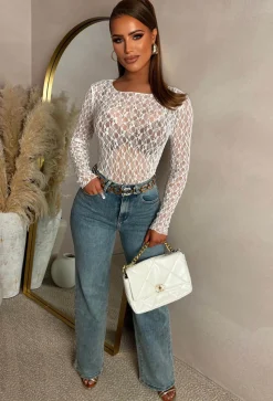 Whisper Of Lust White Lace Top
